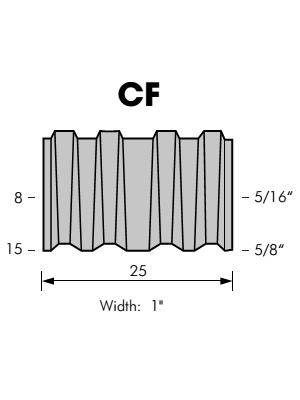 łącznik falisty OMER CF/ 8 mm (2.500szt)