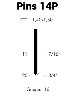 sztyft 14P/11 (2.500szt)