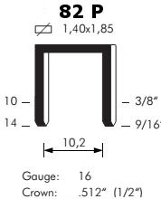 staple 82P